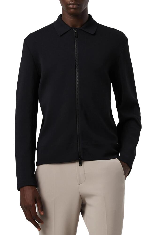 AlphaTauri Fanoa Zip-Up Sweater in Black Cover