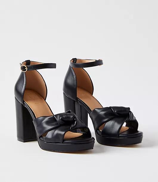 Loft Top Knot Platform Heels Cover