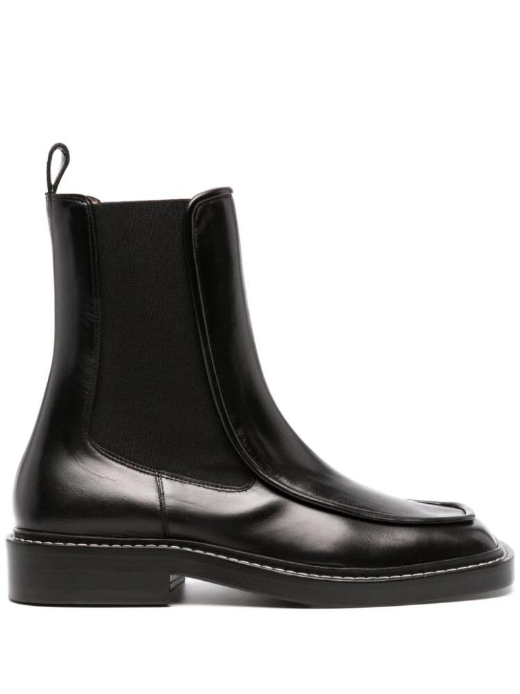 Wandler Lucy 30mm leather ankle boots - Black Cover