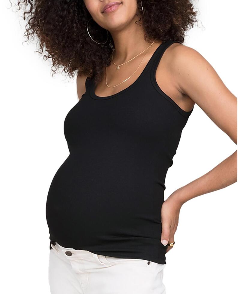 Hatch Collection Ribbed Maternity Tank Top Cover