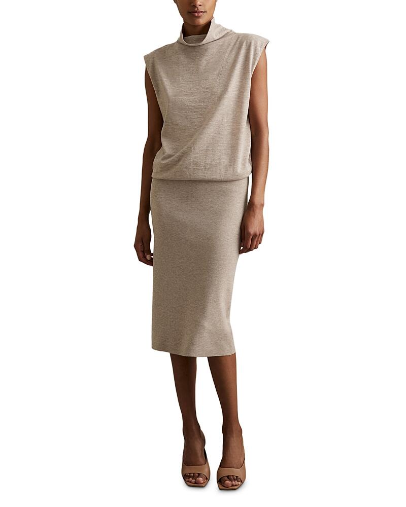 Reiss Hester Knitted Midi Dress Cover