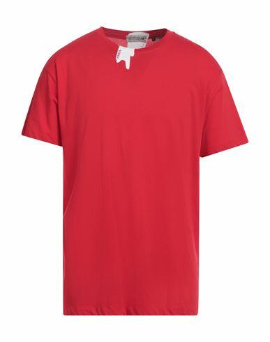 Daniele Alessandrini Homme Man T-shirt Red Cotton Cover