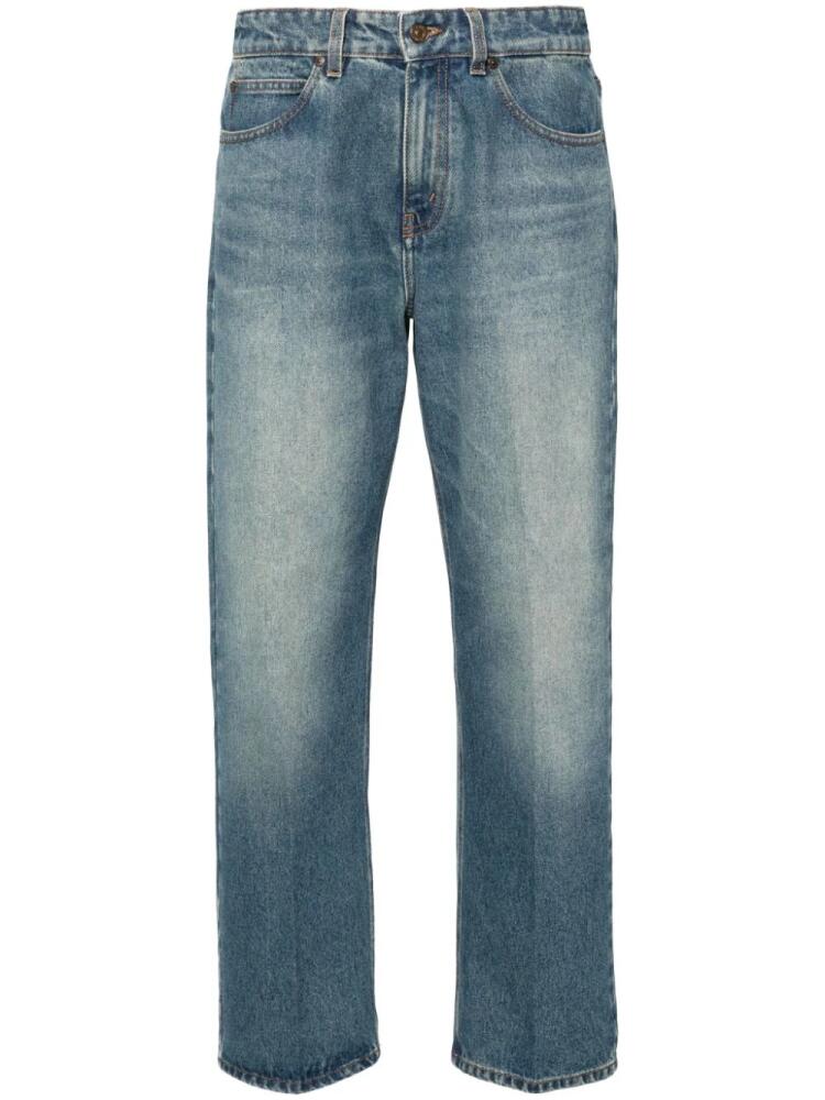 Victoria Beckham mid-rise straight-leg jeans - Blue Cover