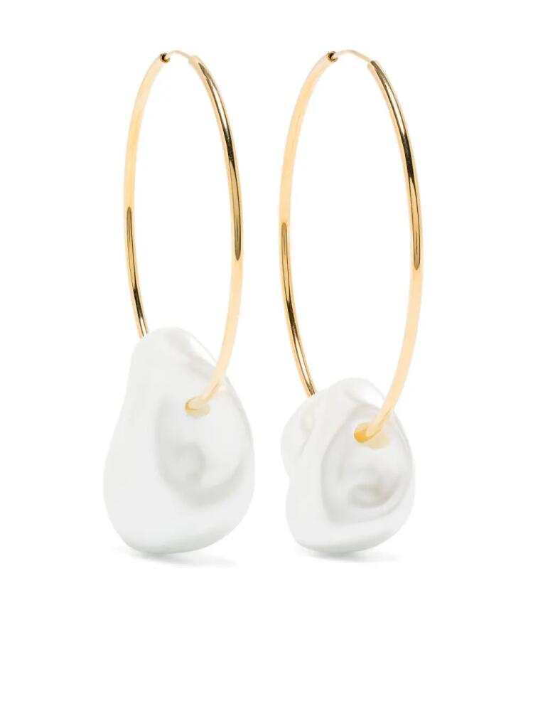 Cult Gaia Juno hoop earrings - Gold Cover