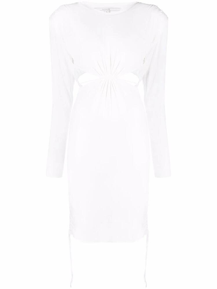 MANURI Patricia ruched-detail minidress - White Cover