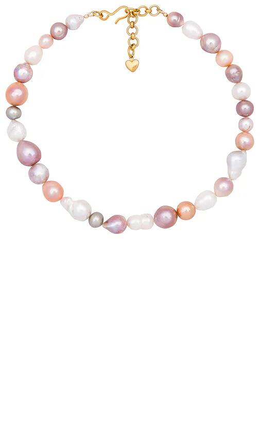 Brinker + Eliza Favorite Pearl Necklace in Blush Cover