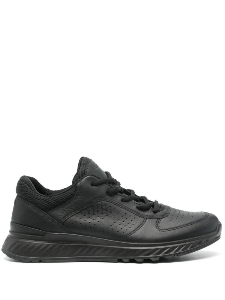 ECCO Exostride leather sneakers - Black Cover