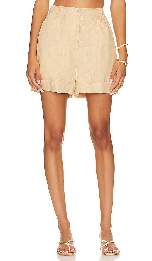 FAITHFULL THE BRAND Les Deux Short in Beige Cover