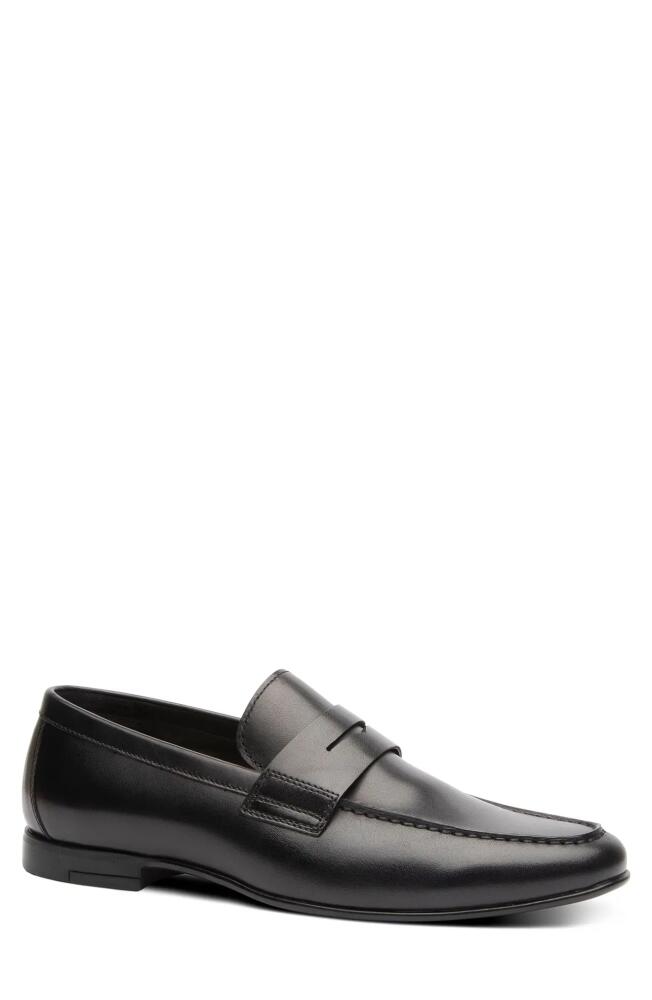 Gordon Rush Morgan Moc Toe Penny Loafer in Black Cover