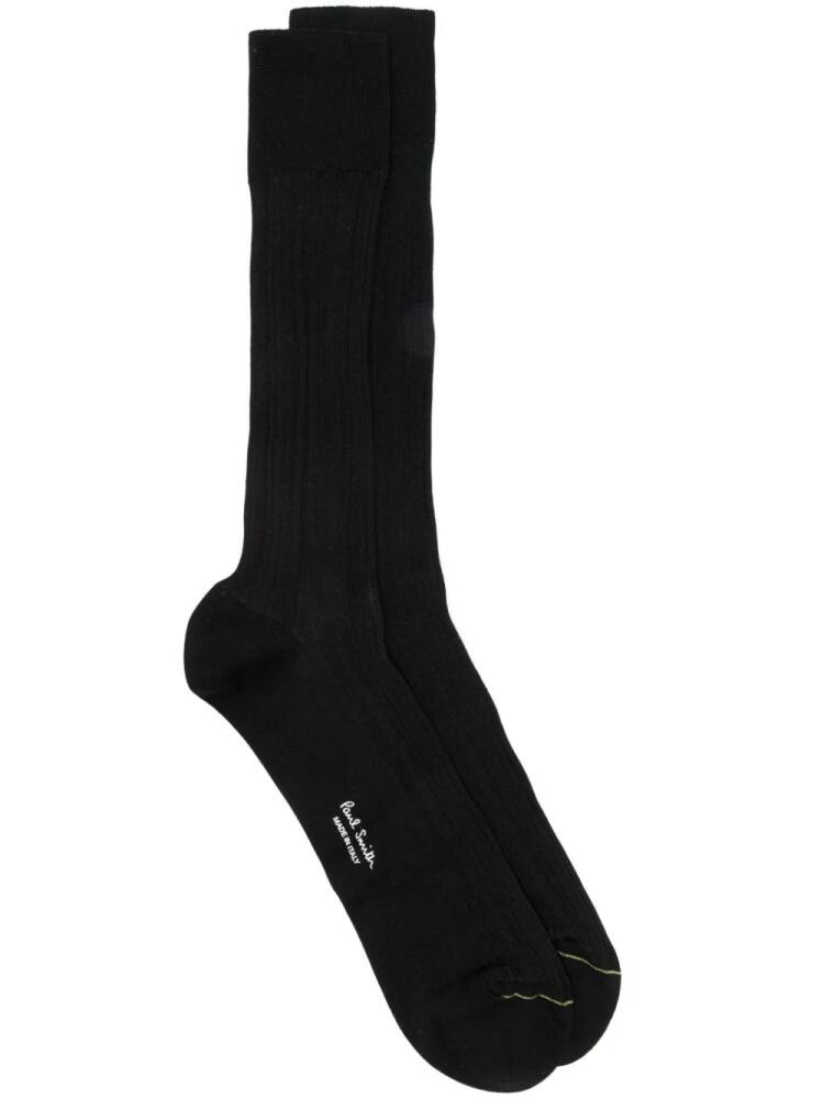 Paul Smith logo-print ankle-length socks - Black Cover