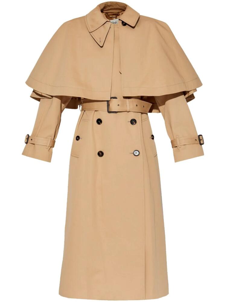 Chloé double-breasted trench coat - Neutrals Cover