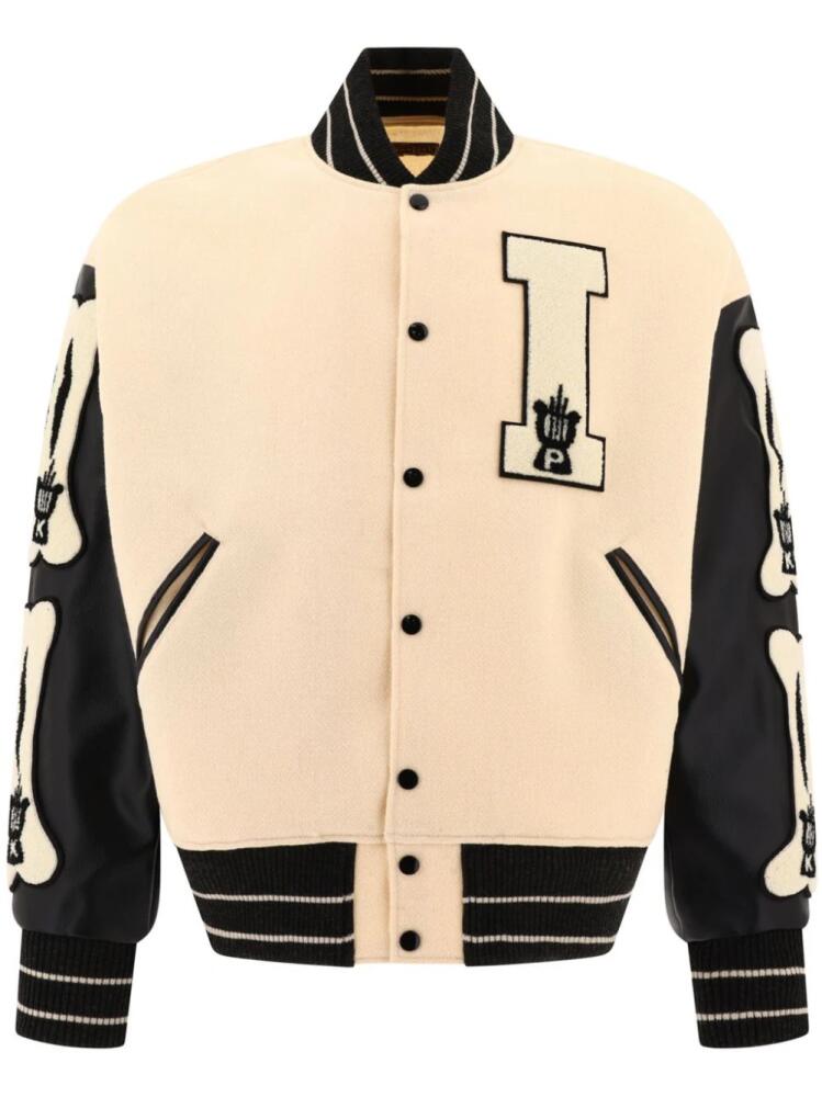 KAPITAL I-Five Varsity bomber jacket - Neutrals Cover