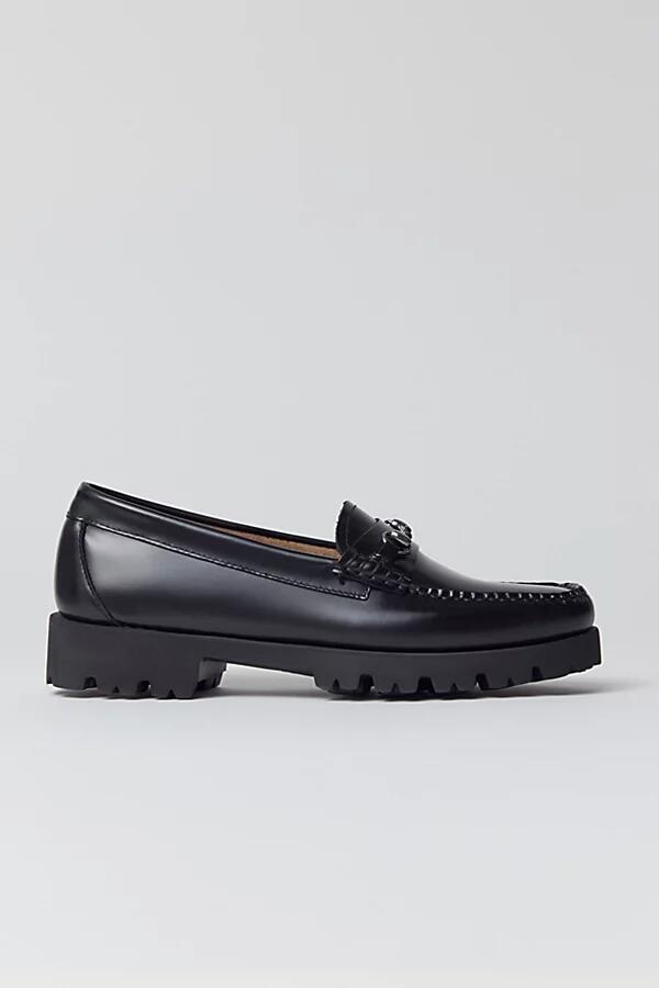 G. H.BASS Lianna Bit Super Lug Weejuns Loafer in Black Cover