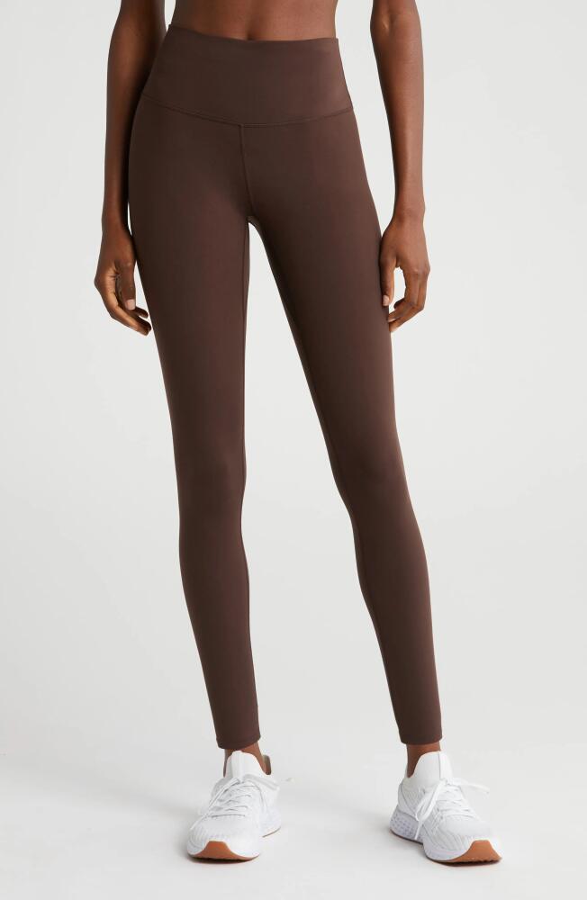 Varley FreeSoft️ High Waist Leggings in Coffee Bean Cover