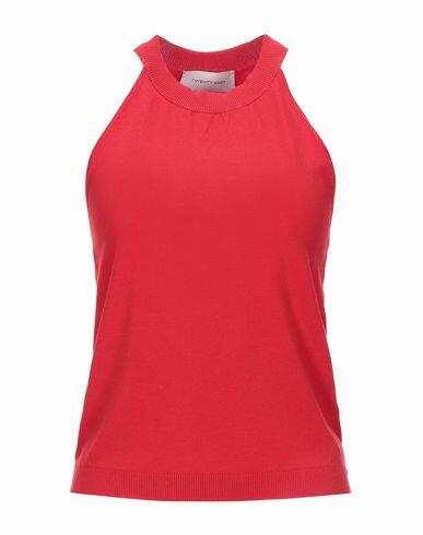 Twenty Easy By Kaos Woman Top Red Viscose, Polyester Cover