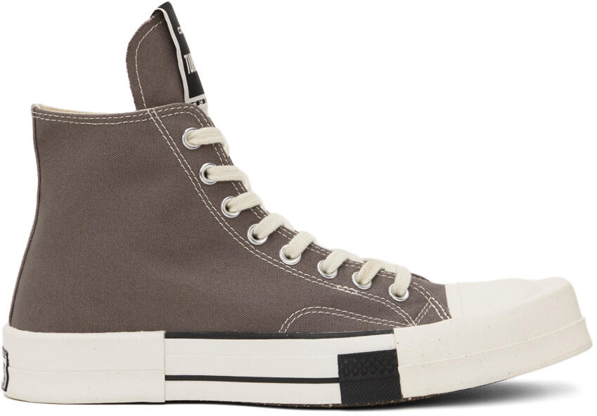 Rick Owens DRKSHDW Gray Converse Edition TURBODRK Chuck 70 Sneakers Cover