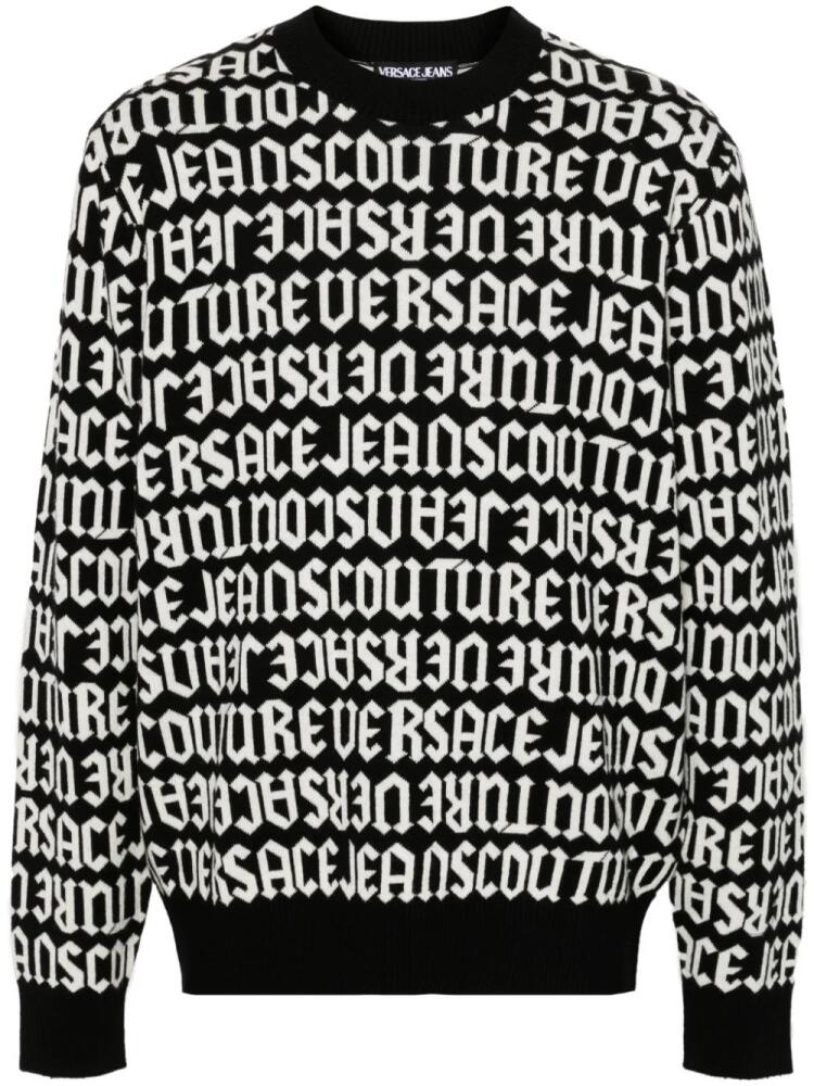 Versace Jeans Couture Logomania sweater - Black Cover