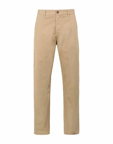 8 By Yoox Organic Cotton Loose-fit Pants Man Pants Camel Cotton, Elastane Cover