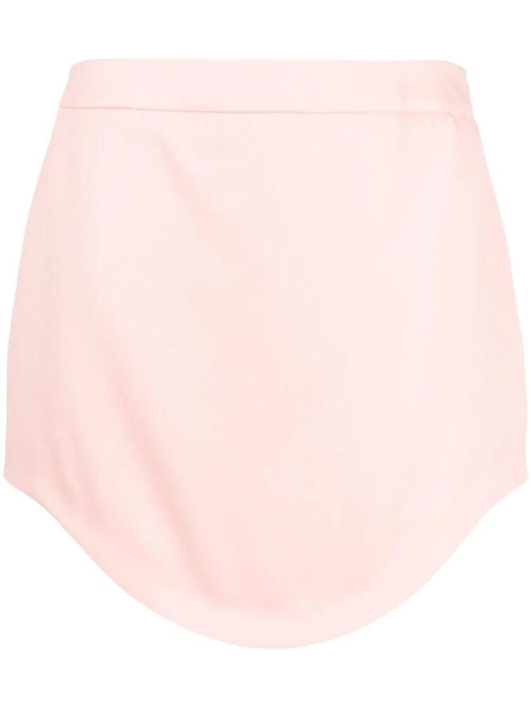 Casablanca tailored wool mini skirt - Pink Cover