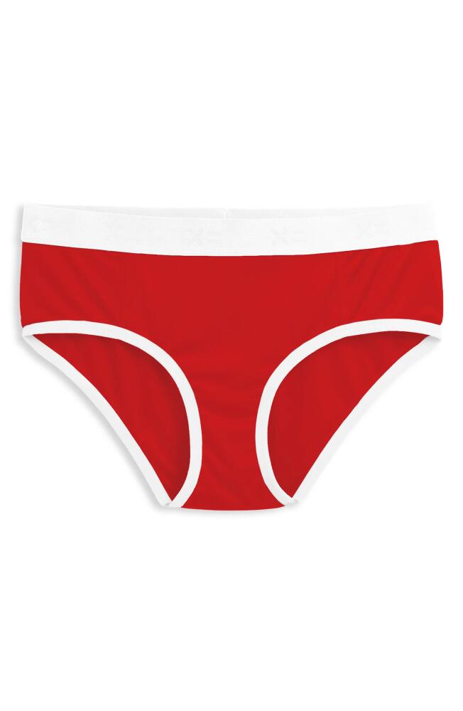 TomboyX Tucking Bikini Hipster Briefs in Fiery Red Cover