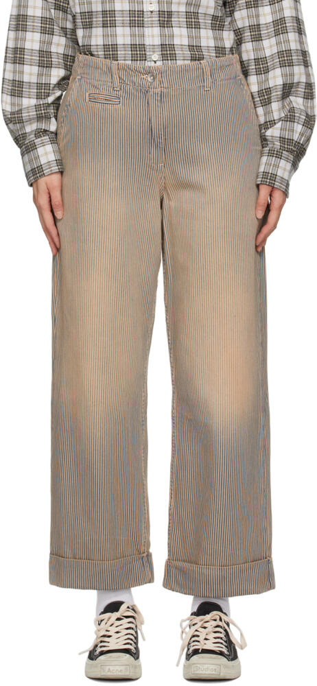 YMC Brown Sailor Trousers Cover