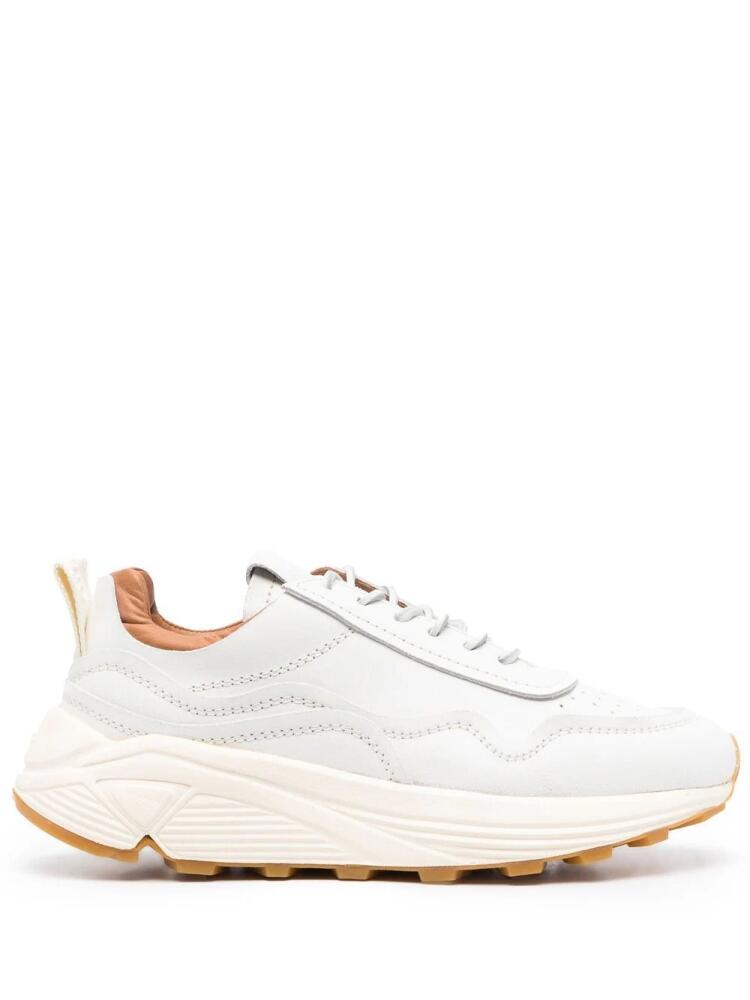 Buttero leather low-top sneakers - White Cover