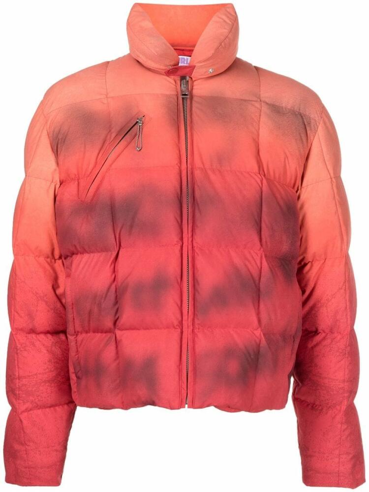 ERL padded gradient-effect jacket - Orange Cover