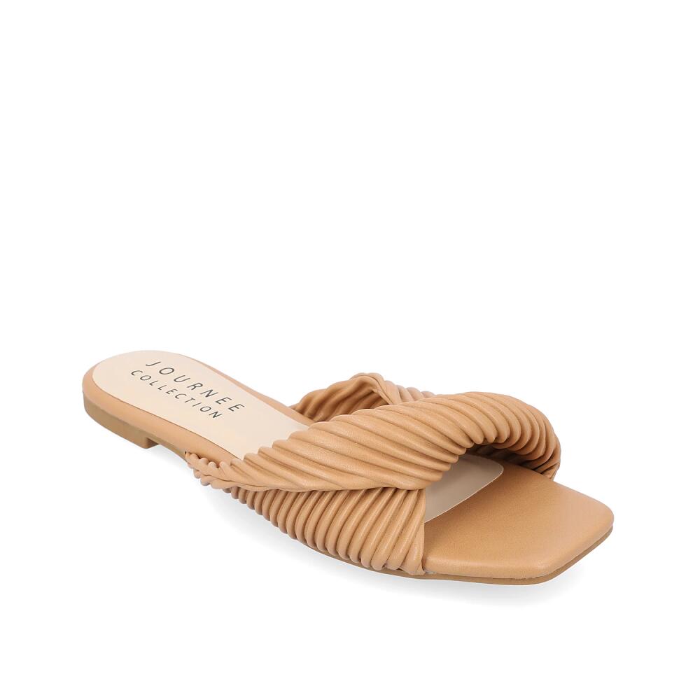 Journee Collection Emalynn Slide Sandal | Women's | Tan Cover