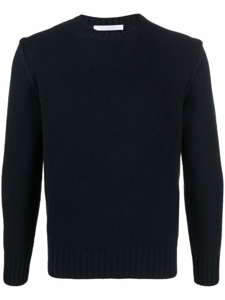 Cruciani crew-neck wool-cashmere jumper - Blue Cover