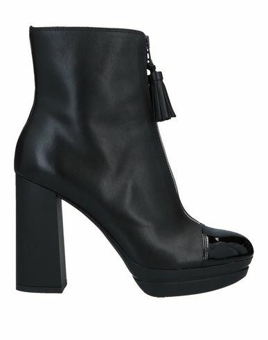 Hogan Woman Ankle boots Black Soft Leather Cover