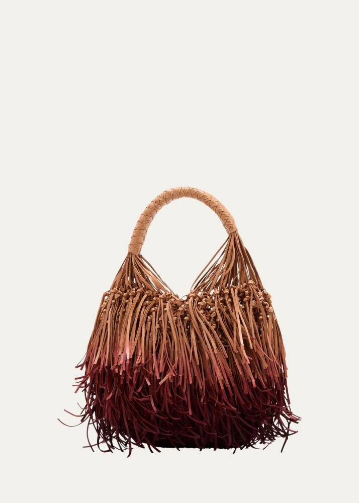 Ulla Johnson Valeria Small Fringe Hobo Bag Cover