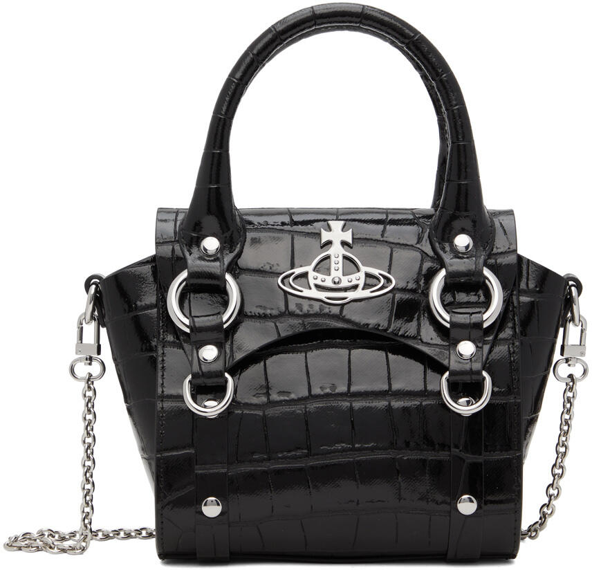 Vivienne Westwood Black Mini Betty Top Handle Bag Cover