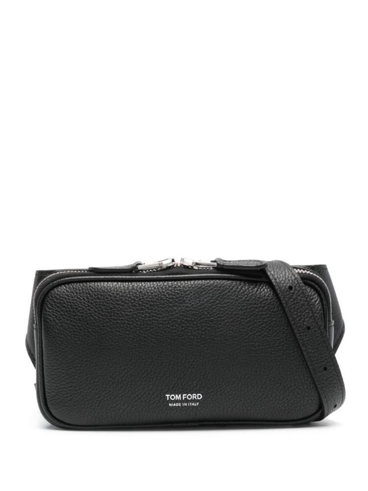 TOM FORD buckle-fastening leather belt bag - Black Cover