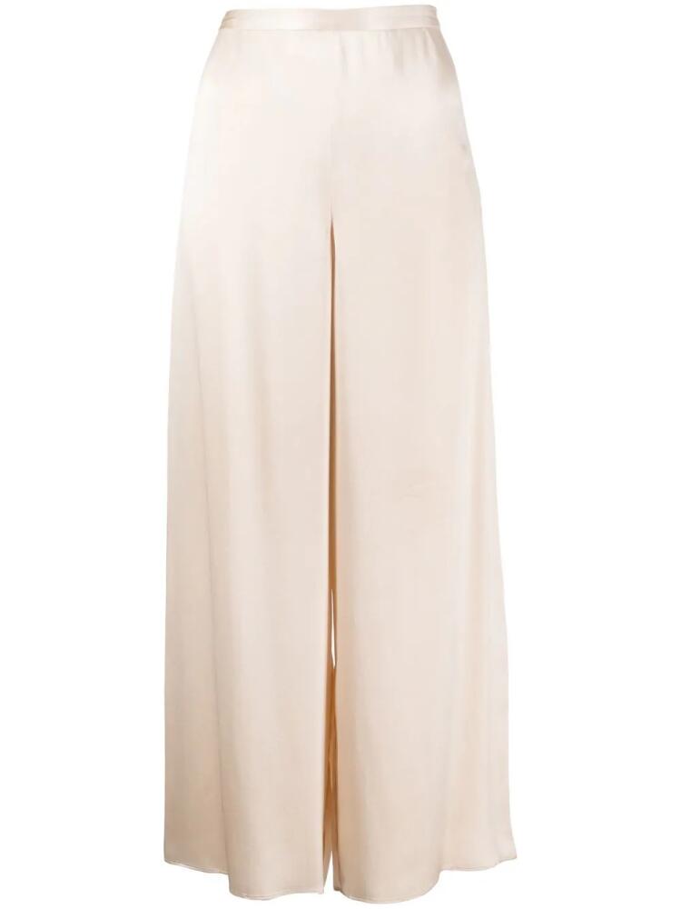 VOZ wide-leg cropped culotte trousers - Neutrals Cover