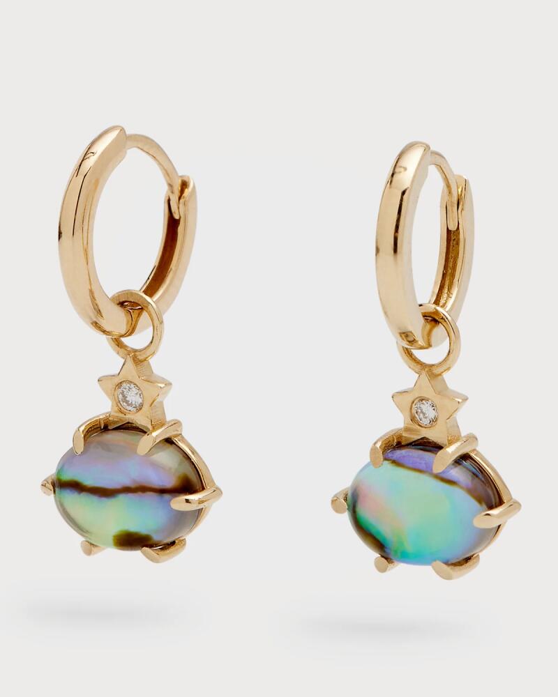 Andrea Fohrman Mini Cosmo Mother of Pearl Drop Earrings Cover