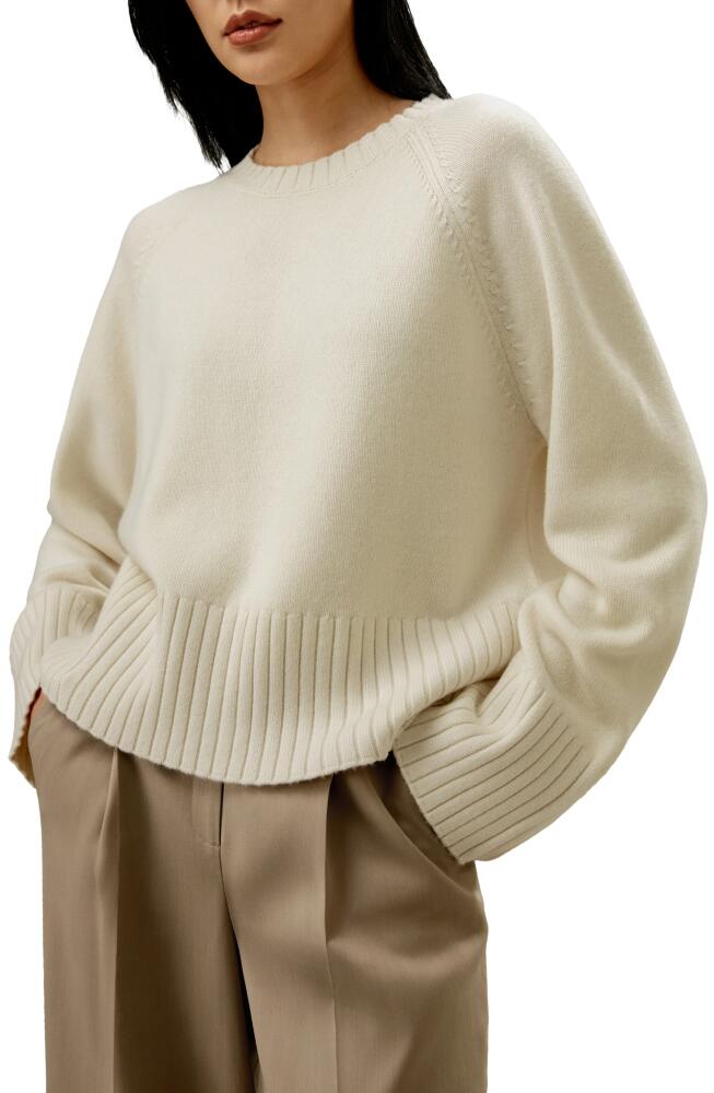 Lilysilk Gelato Wool-Blend Sweater for Women in White Cover