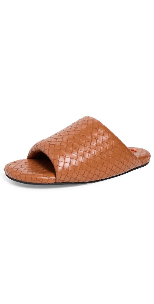 SIMONMILLER F274 Woven Bubble Slides Golden Apricot Cover