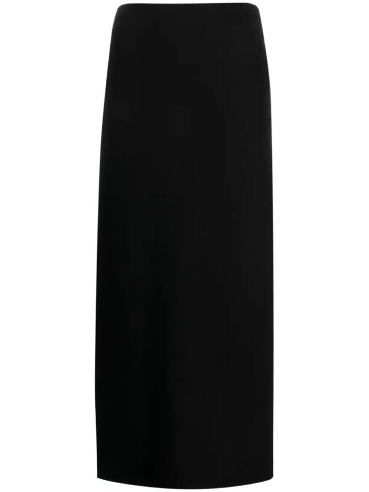 Giorgio Armani mid-rise wool-blend skirt - Black Cover