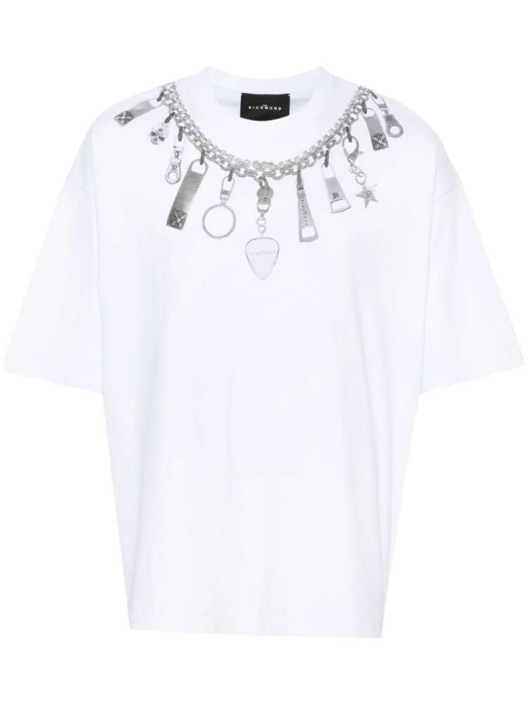 John Richmond chain link-print T-shirt - Black Cover