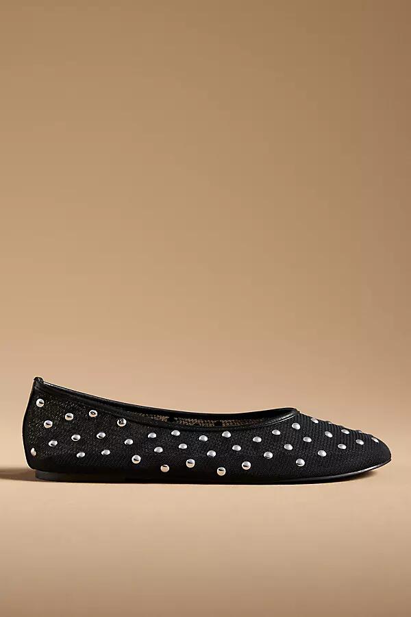 By Anthropologie Embellished Mesh Flats Cover