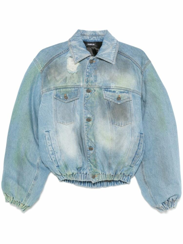 EGONlab. denim bomber jacket - Blue Cover