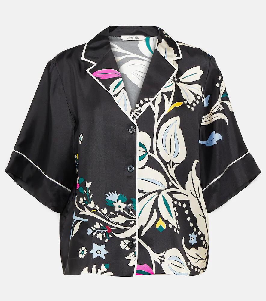 Dorothee Schumacher Floral silk shirt Cover