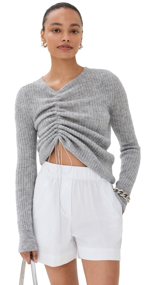 Cecilie Bahnsen Ussi Venus Soft Knit Pullover Soft Grey Cover