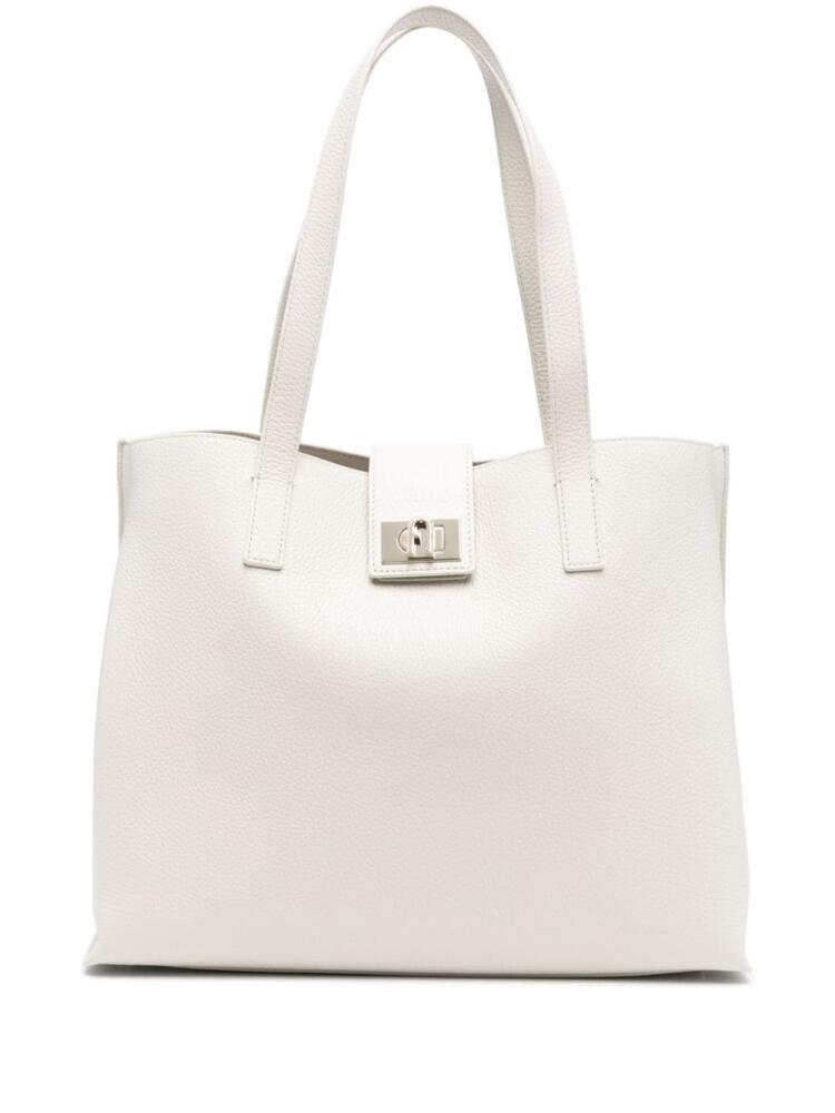 Furla large Furla 1927 tote bag - White Cover