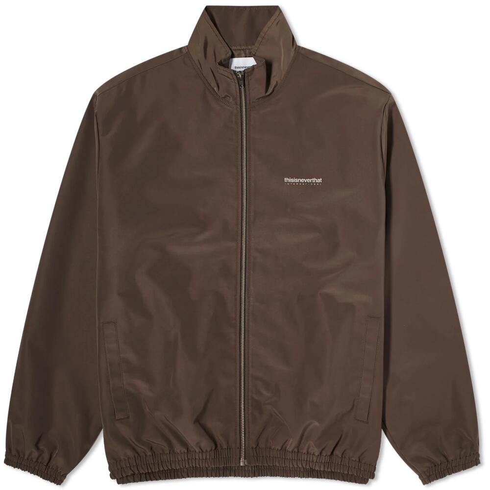 thisisneverthat Men's INTL. Team Jacket in Brown Cover