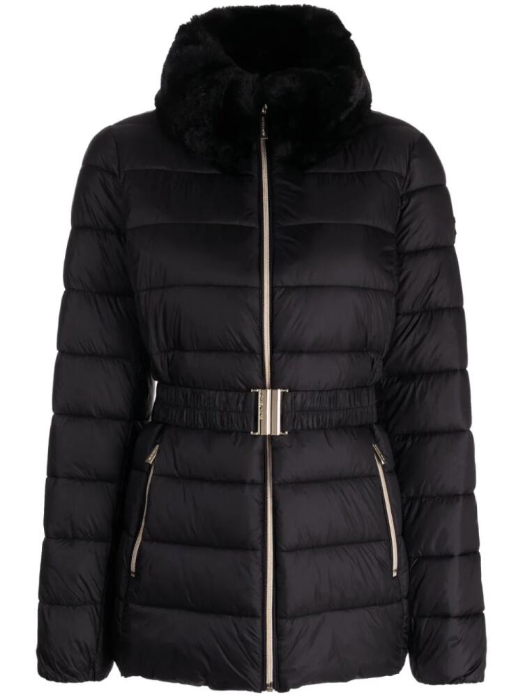 Michael Michael Kors faux-fur collar quilted jacket - Black Cover