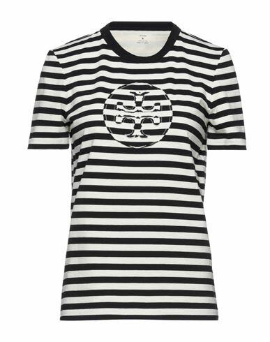 Tory Burch Woman T-shirt Black Cotton Cover