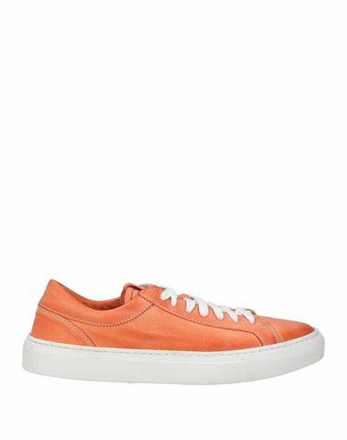 Preventi Woman Sneakers Orange Leather Cover