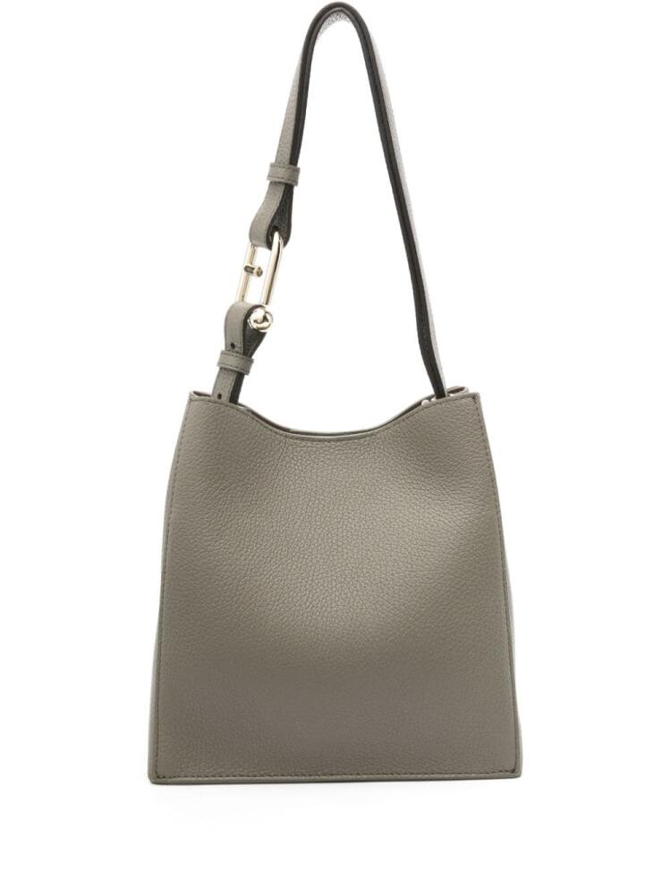 Furla mini Nuvola leather bucket bag - Grey Cover