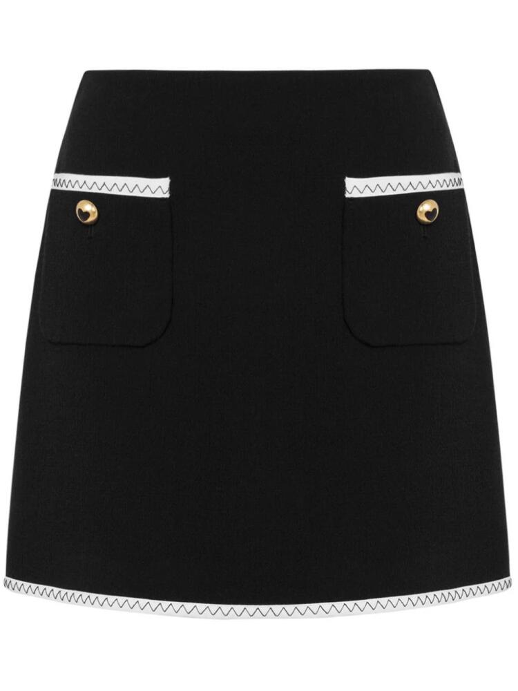 Moschino high-rise mini skirt - Black Cover